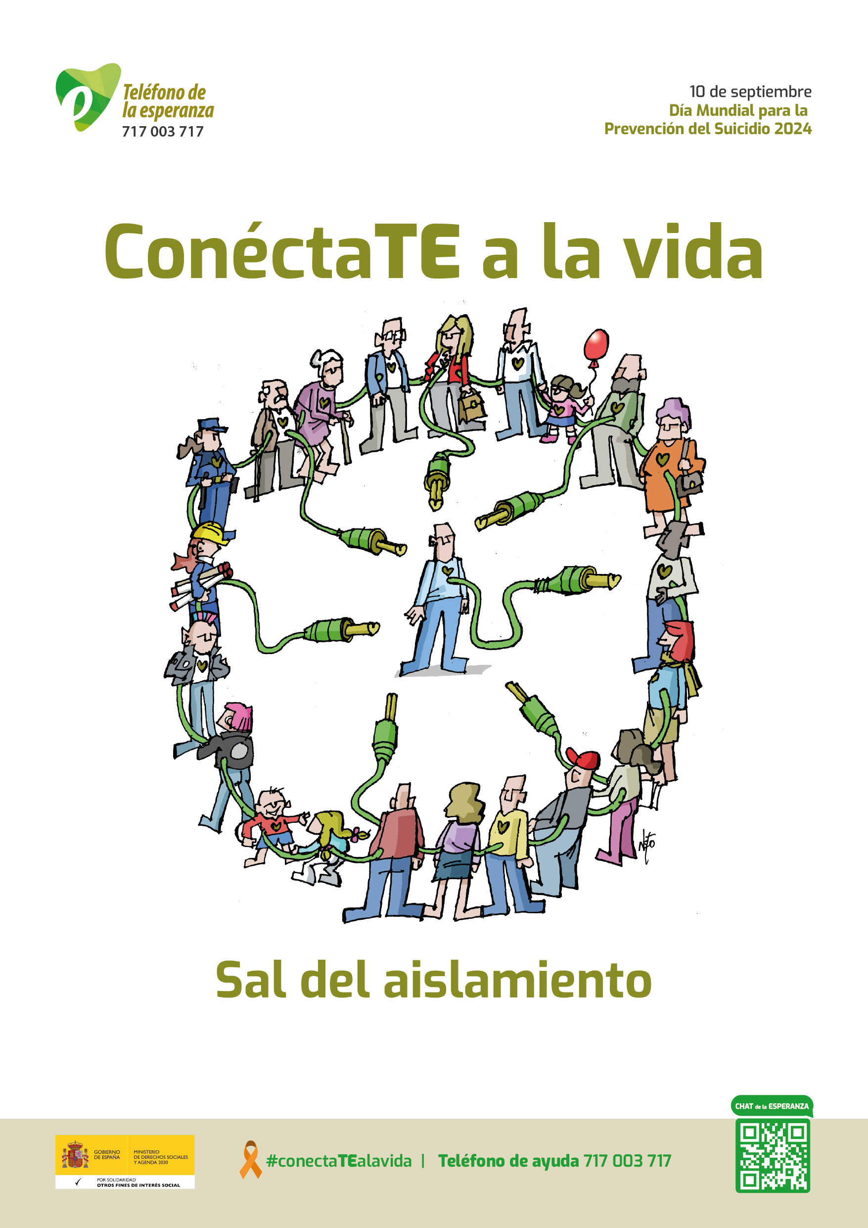 Imagen - «ConectaTE a la vida»: una campaña en redes para apoyar a personas en riesgo de suicidio en España.